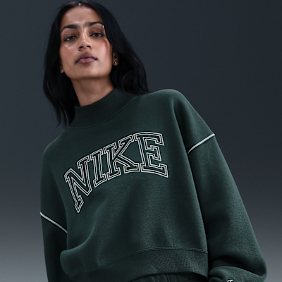 Nike Sportswear Phoenix Fleece Women's Mock-Neck Sweatshirt. Nike SK